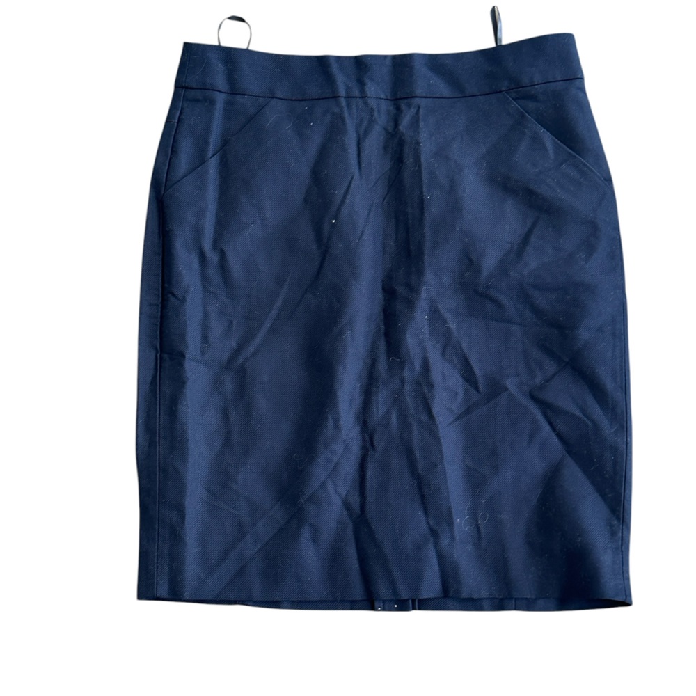J. Crew Navy Pencil Skirt